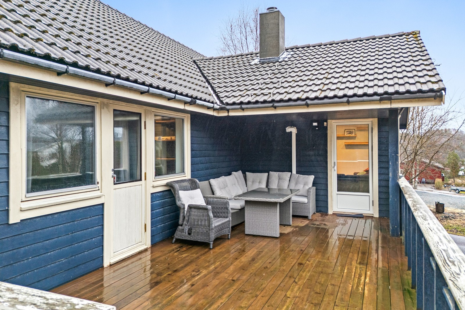 Terrasse på 26 m². Galleribilde