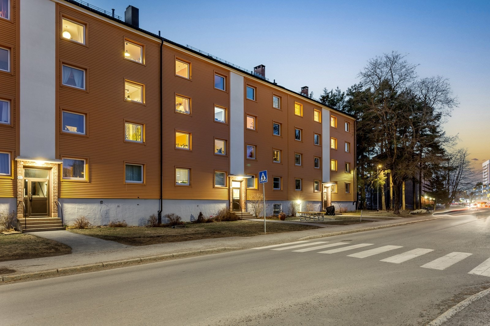 Det er kort vei til gode kollektivforbindelser. Galleribilde