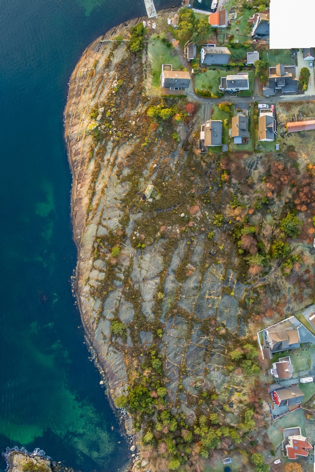 Dronebilde ovenfra Galleribilde