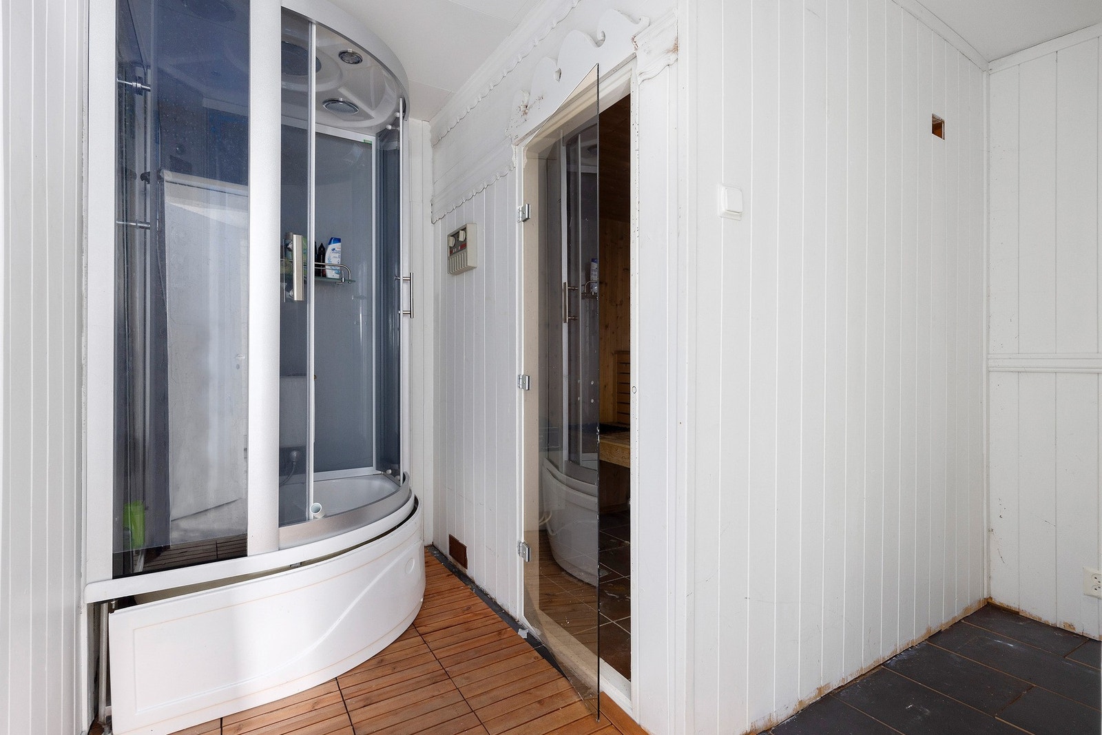 Badstue med dusj Galleribilde