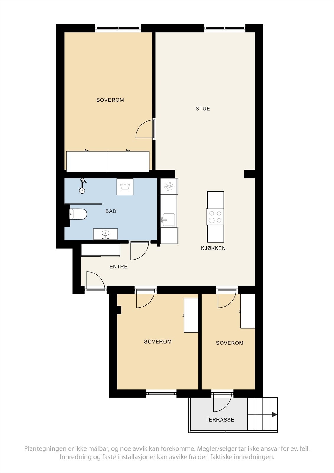 Plantegning - 5. etasje. Galleribilde