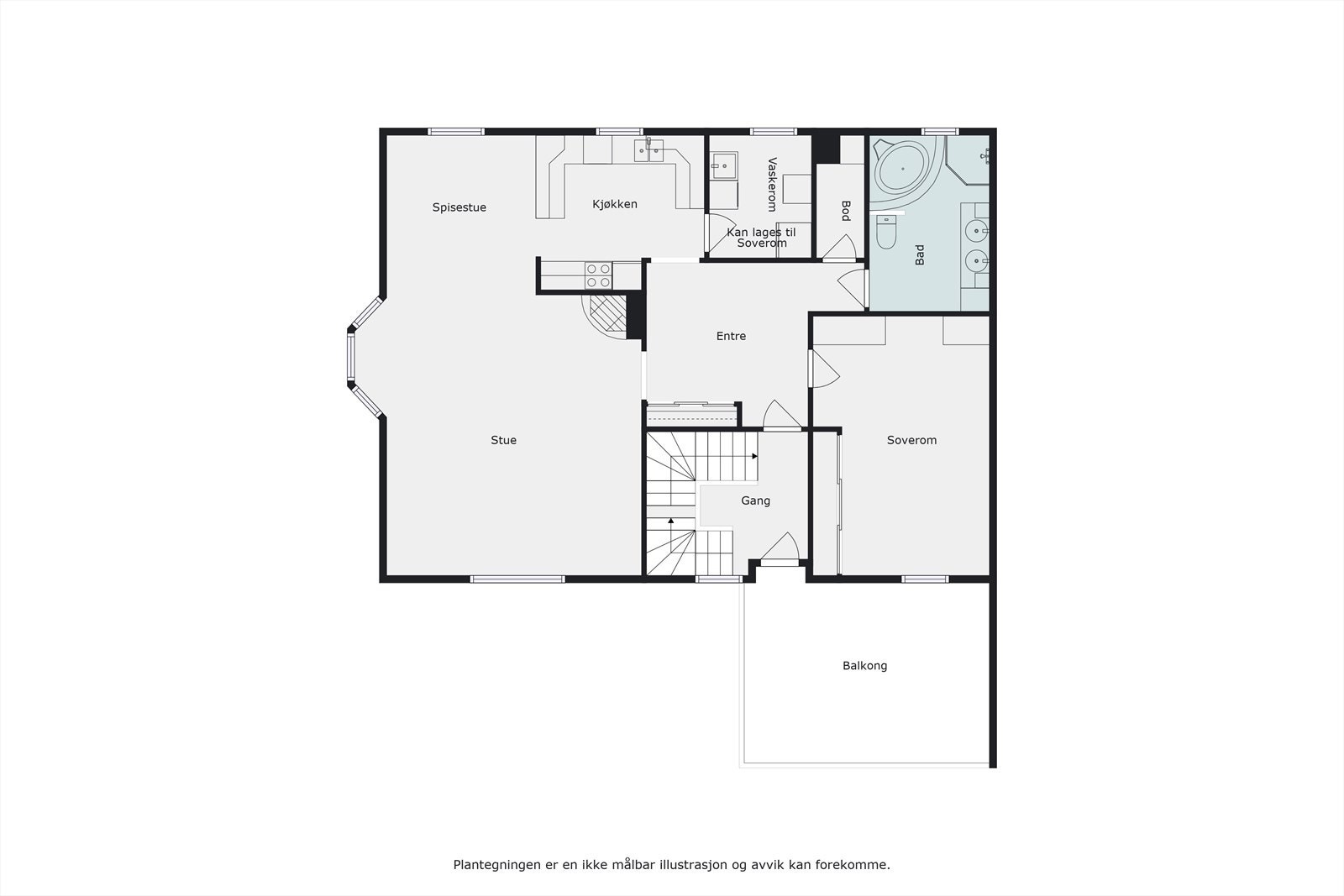 Plantegning Galleribilde