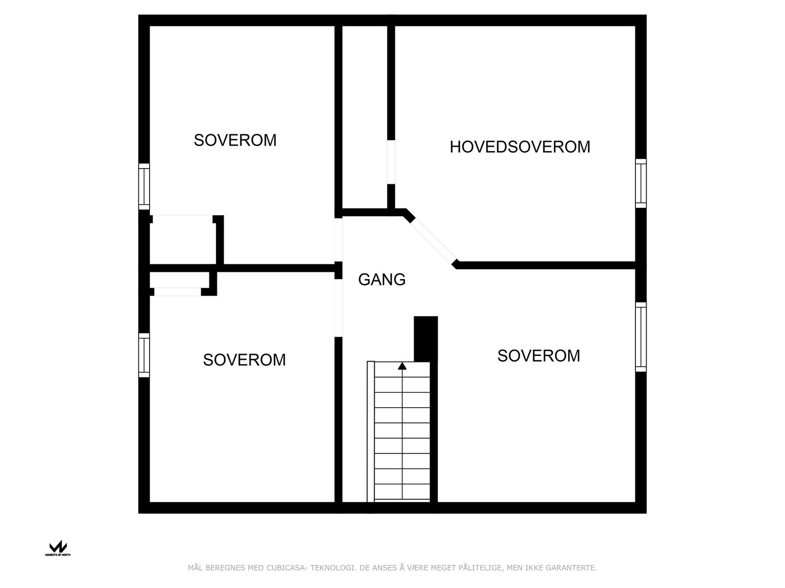 Plantegning 2. etasje Galleribilde