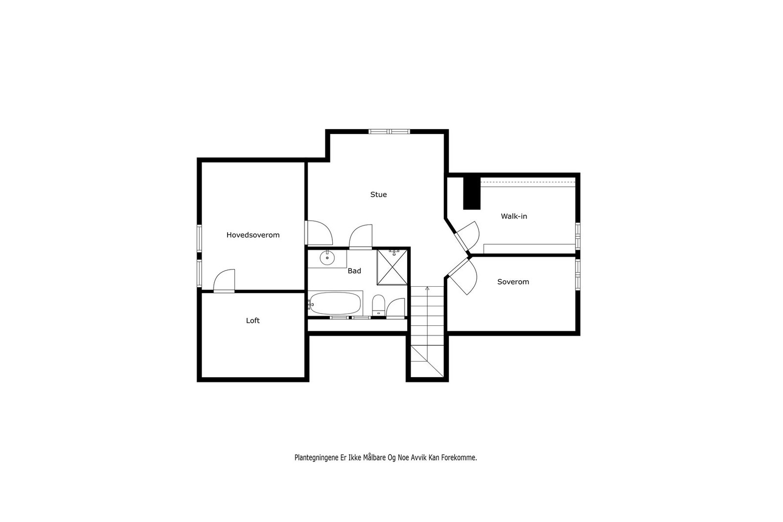 Planskisse 2. etasje. Galleribilde