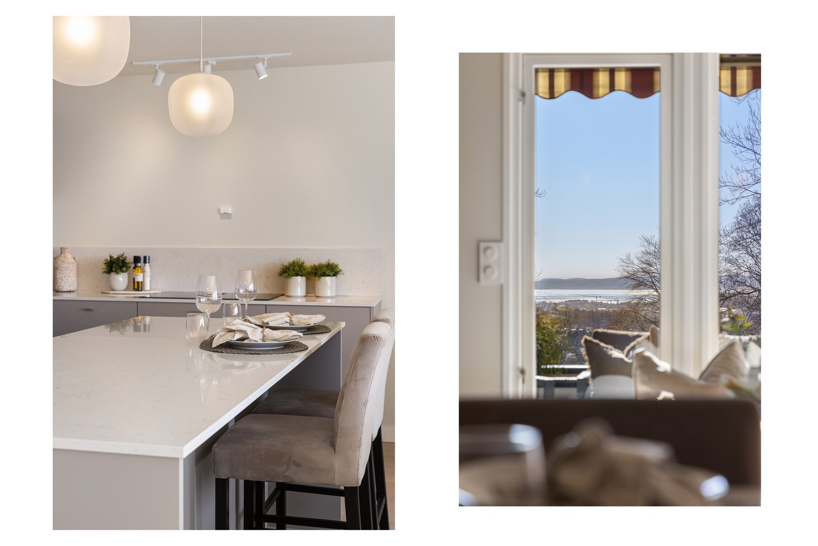 Store sørvendte vindusflater slipper inn rikelig med naturlig lys og skaper en luftig og behagelig romfølelse. Galleribilde