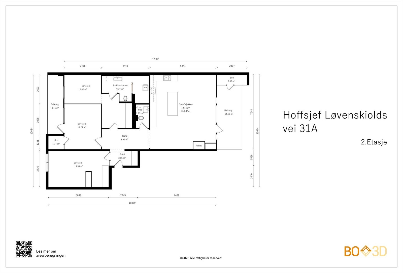 Alternativ planløsning. Galleribilde