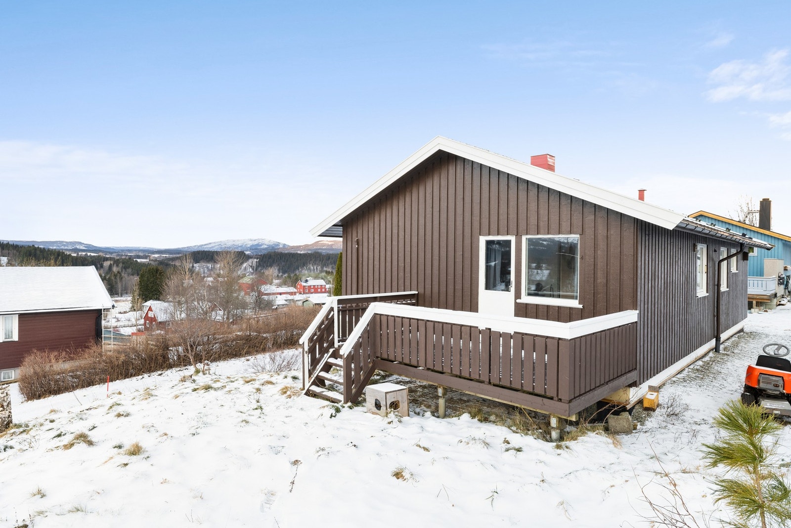 Drenering mot nord og øst ble skiftet i 2019 Galleribilde