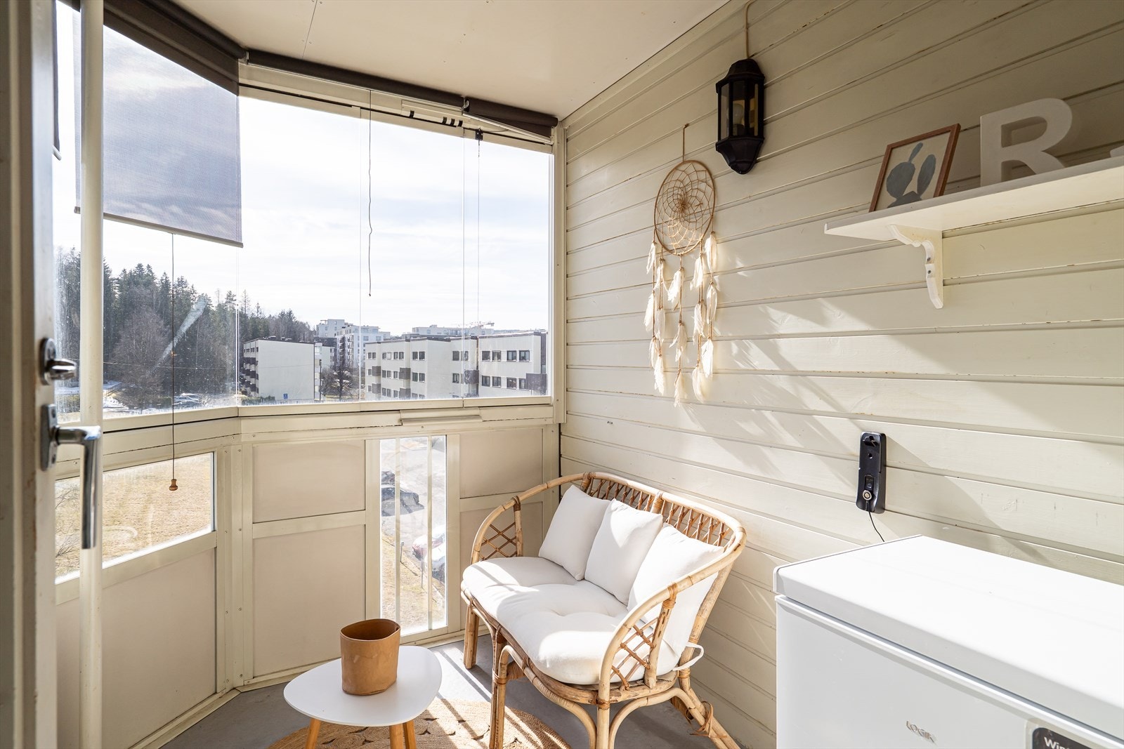 Innglasset balkong. Galleribilde