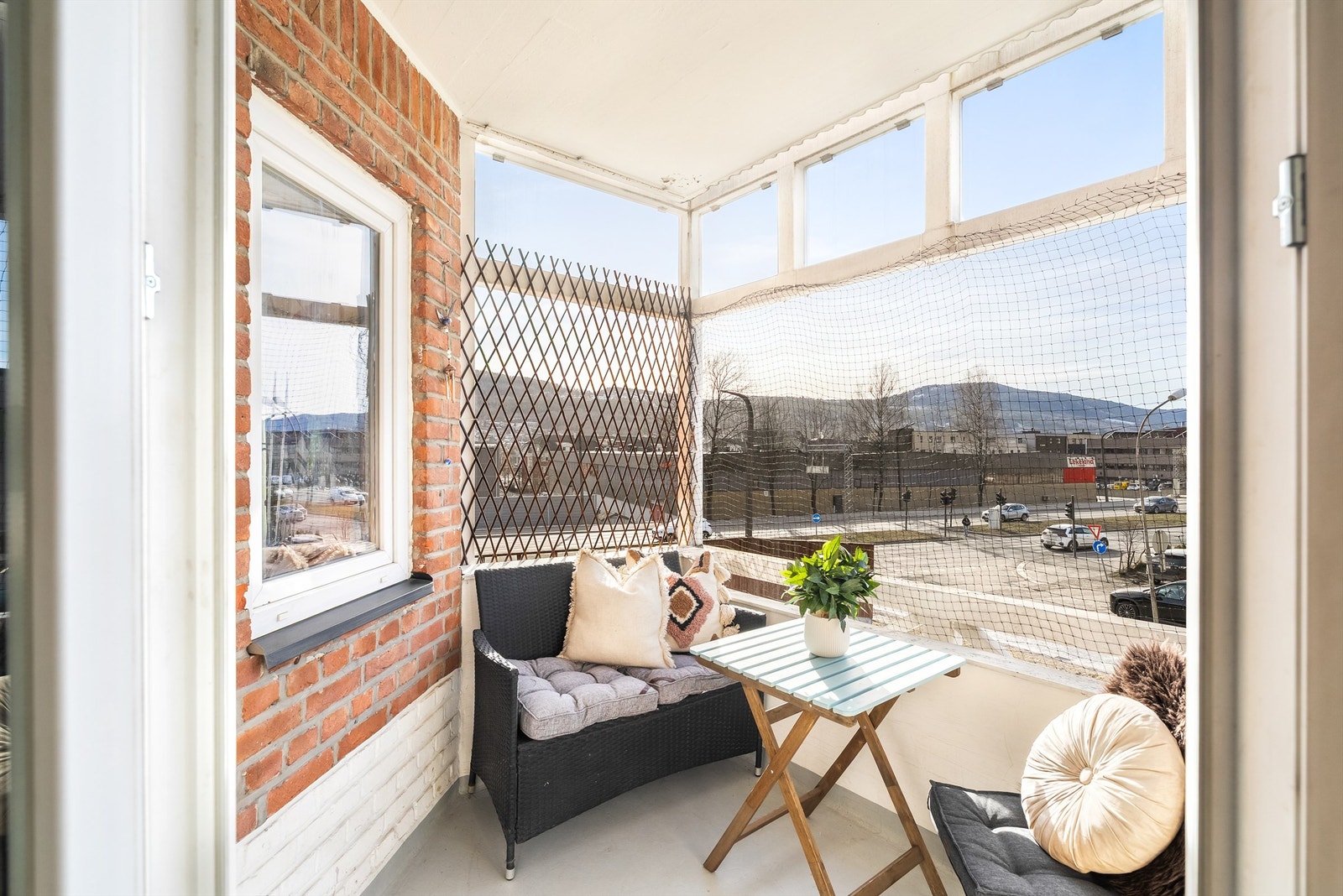 Vestvendt balkong på ca. 3 kvm Galleribilde