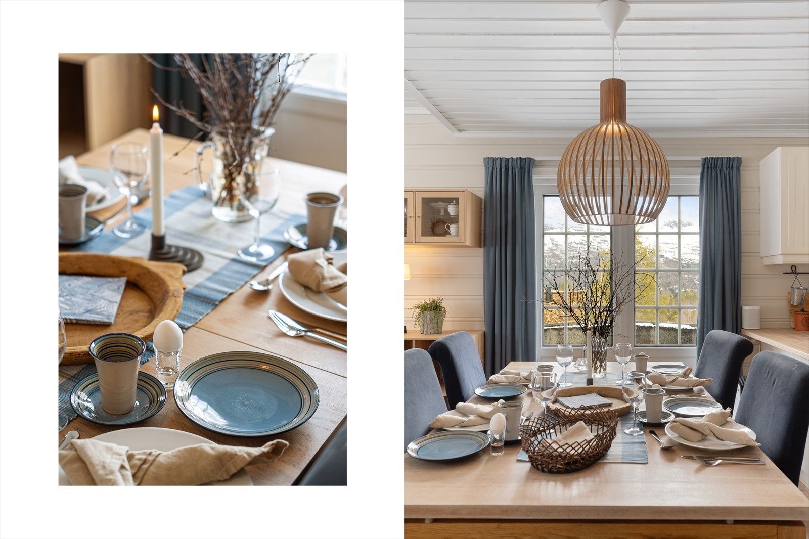 En tofløyet terrassedør (ny i 2021) fører ut til den herlige, solrike terrassen. Galleribilde