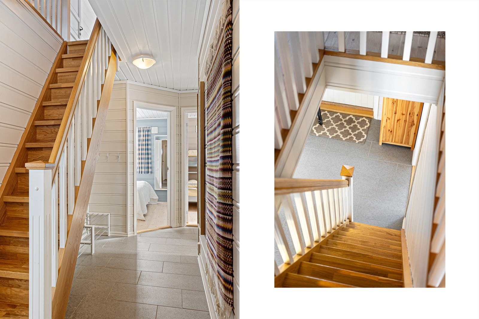 Adkomst til hems via en skikkelig tretrapp. Galleribilde