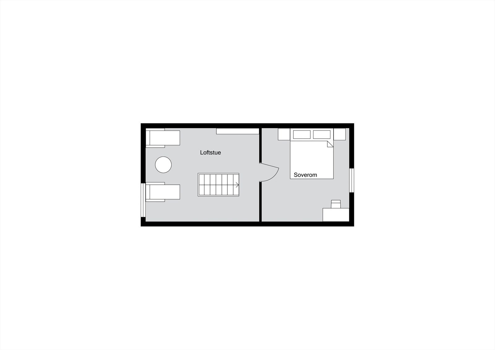 Plantegning hems. Galleribilde