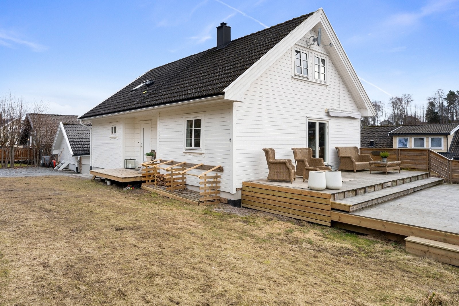 Gode solforhold på veradaen. Galleribilde