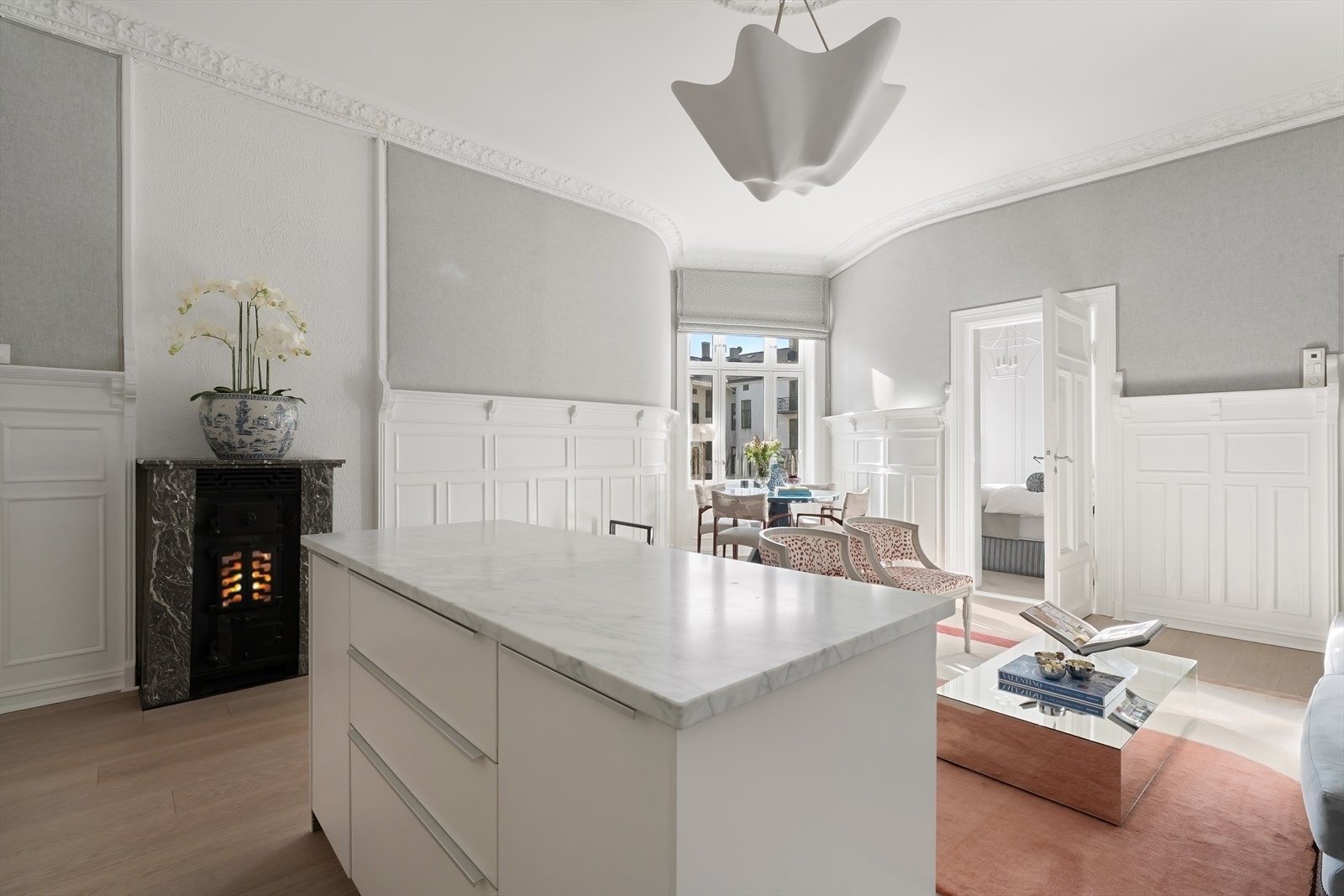 Delikate fargevalg og 1-stavs parkett Galleribilde