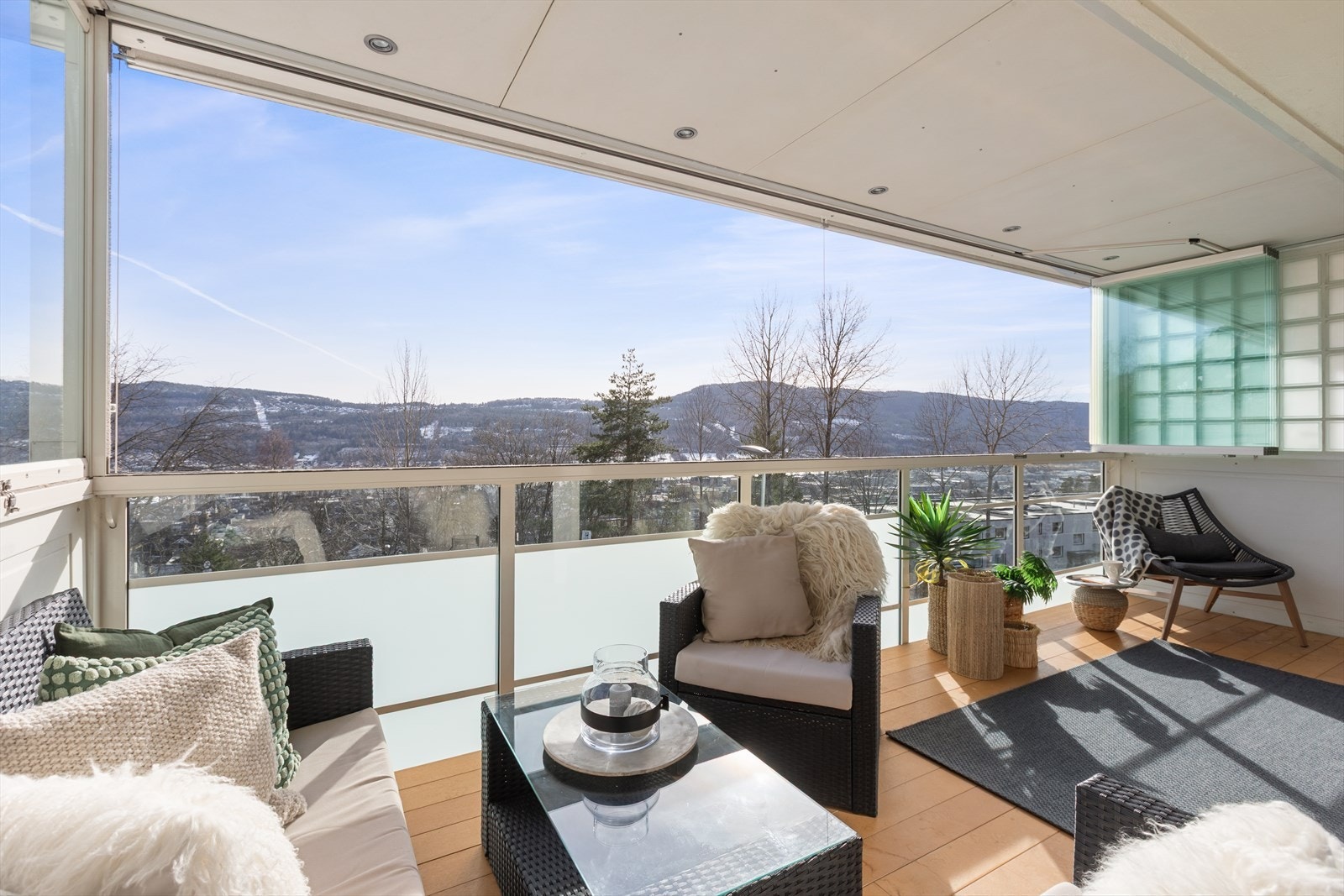 I tillegg til gode solforhold har du fantastisk utsikt! Galleribilde