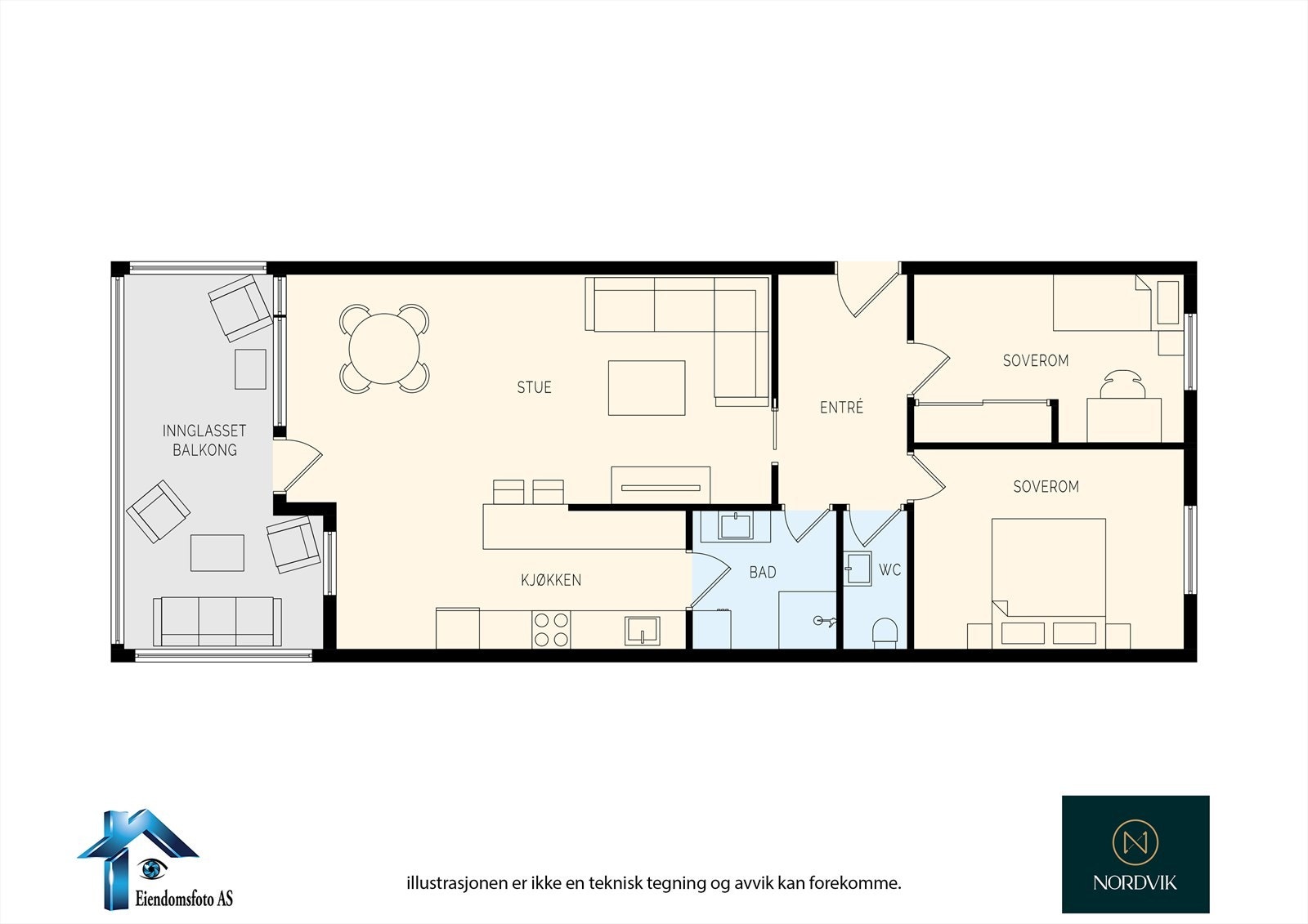 Planskisse Galleribilde