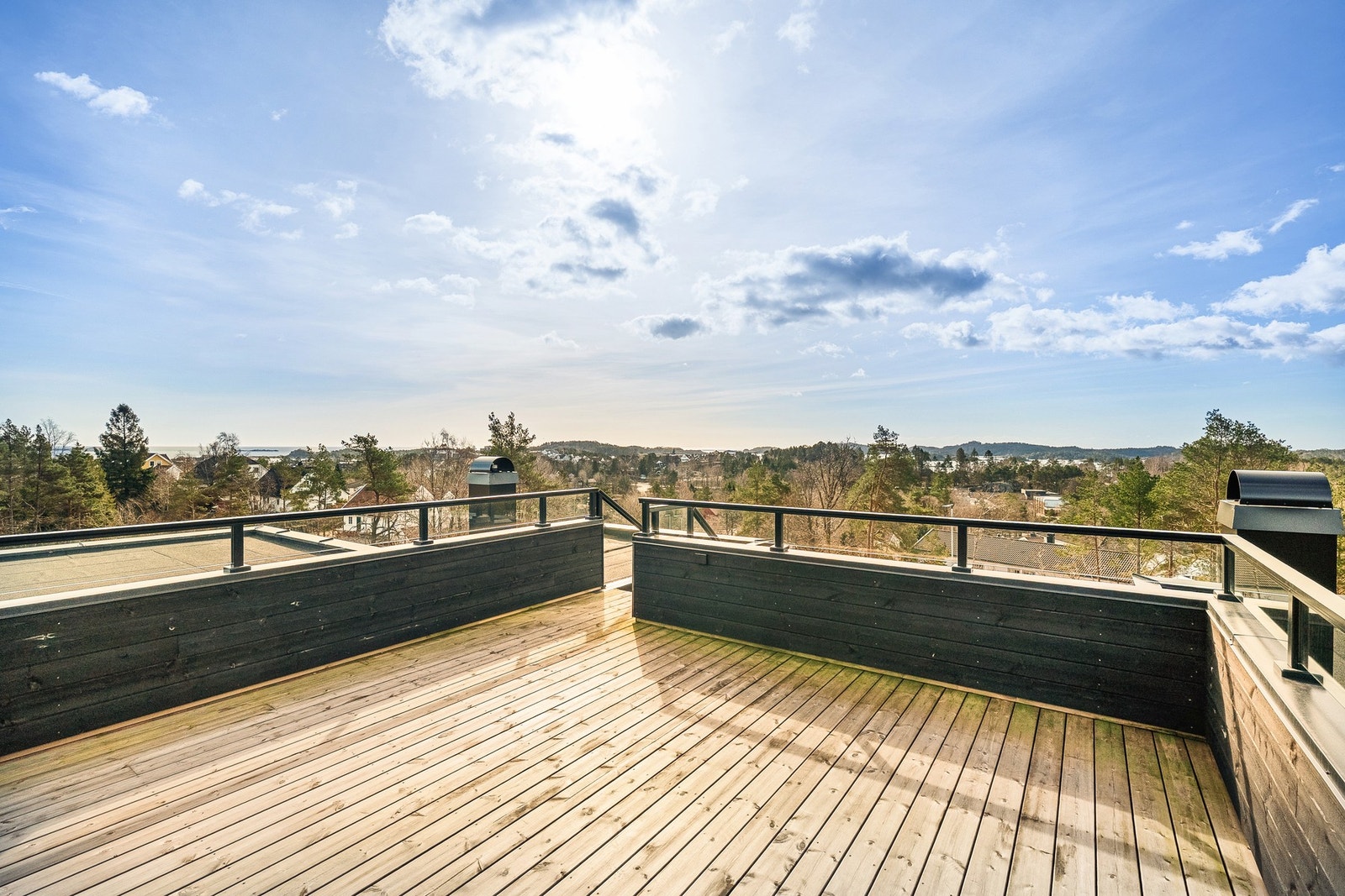 Egen takterrasse med fantastisk utsikt Galleribilde