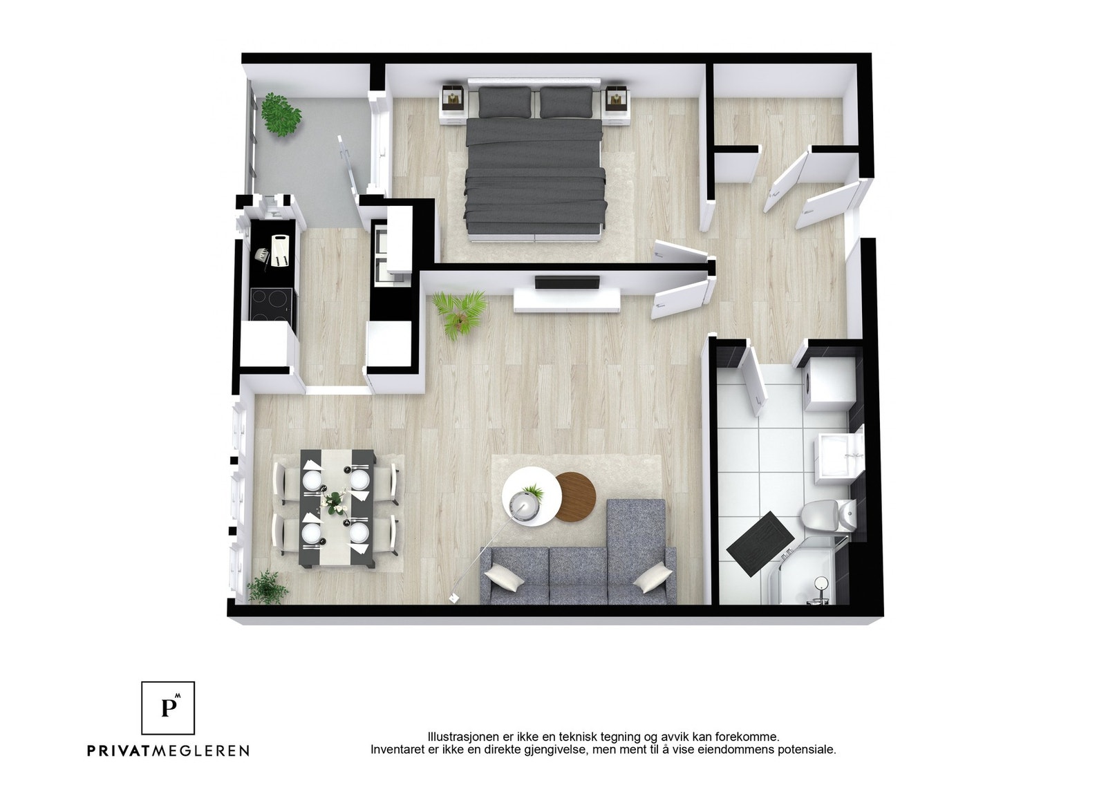 Plantegning. Galleribilde