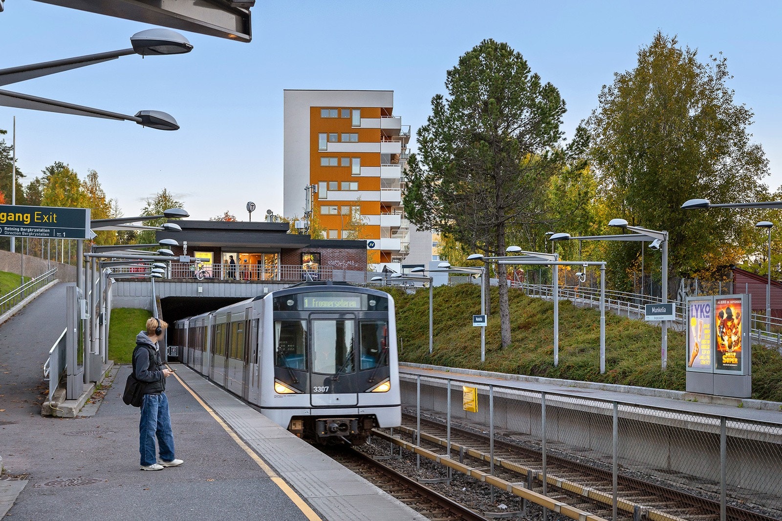 Kort vei til kollektiv transport. Galleribilde