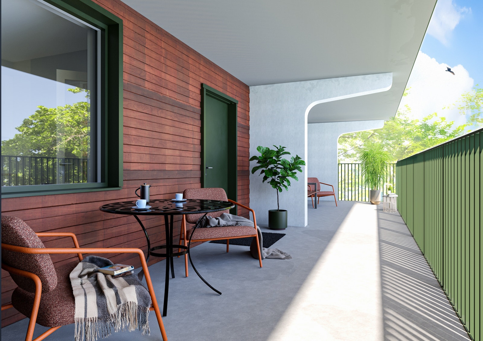 Illustrasjon svalgang Galleribilde