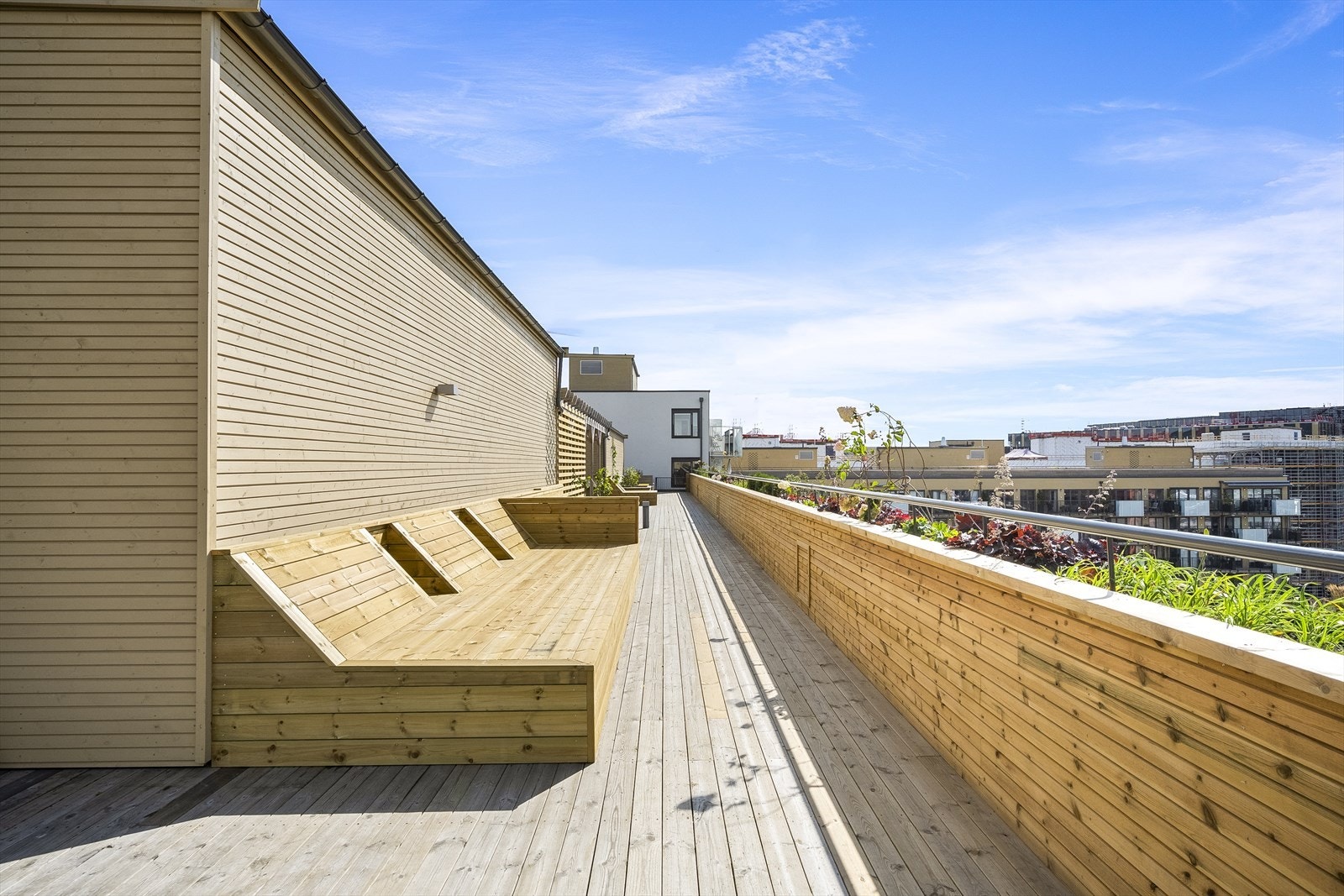 Man kan også reservere en pergola i gårdsrommet, og gassgrill. Galleribilde