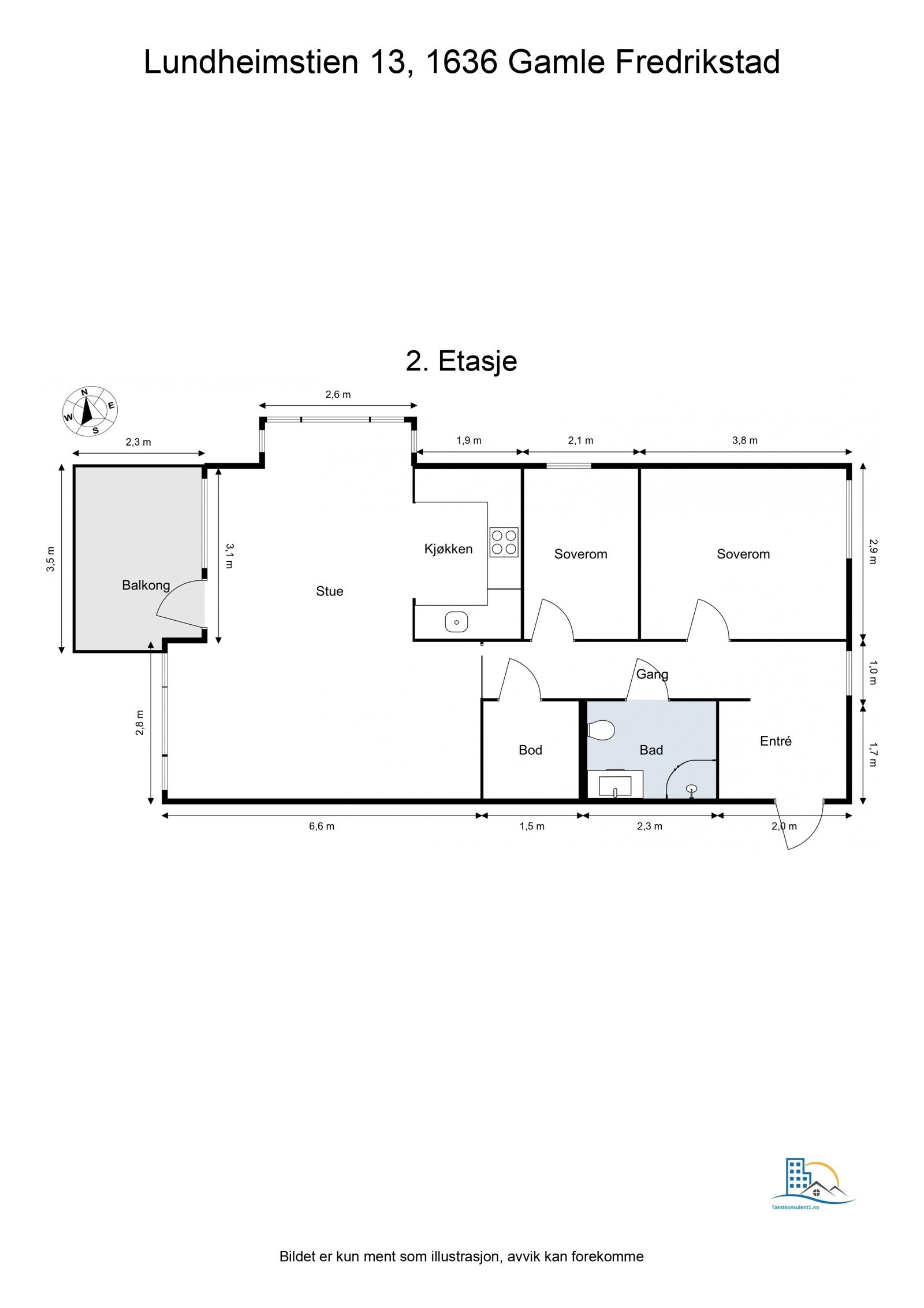 Plantegning Galleribilde