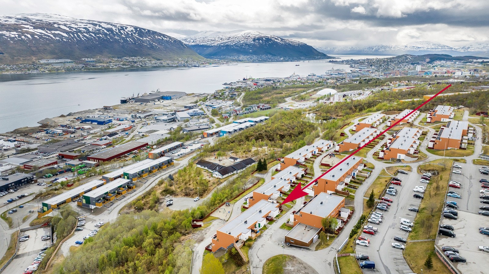 Leiligheten ligger i et svært populært og barnevennlig område Galleribilde