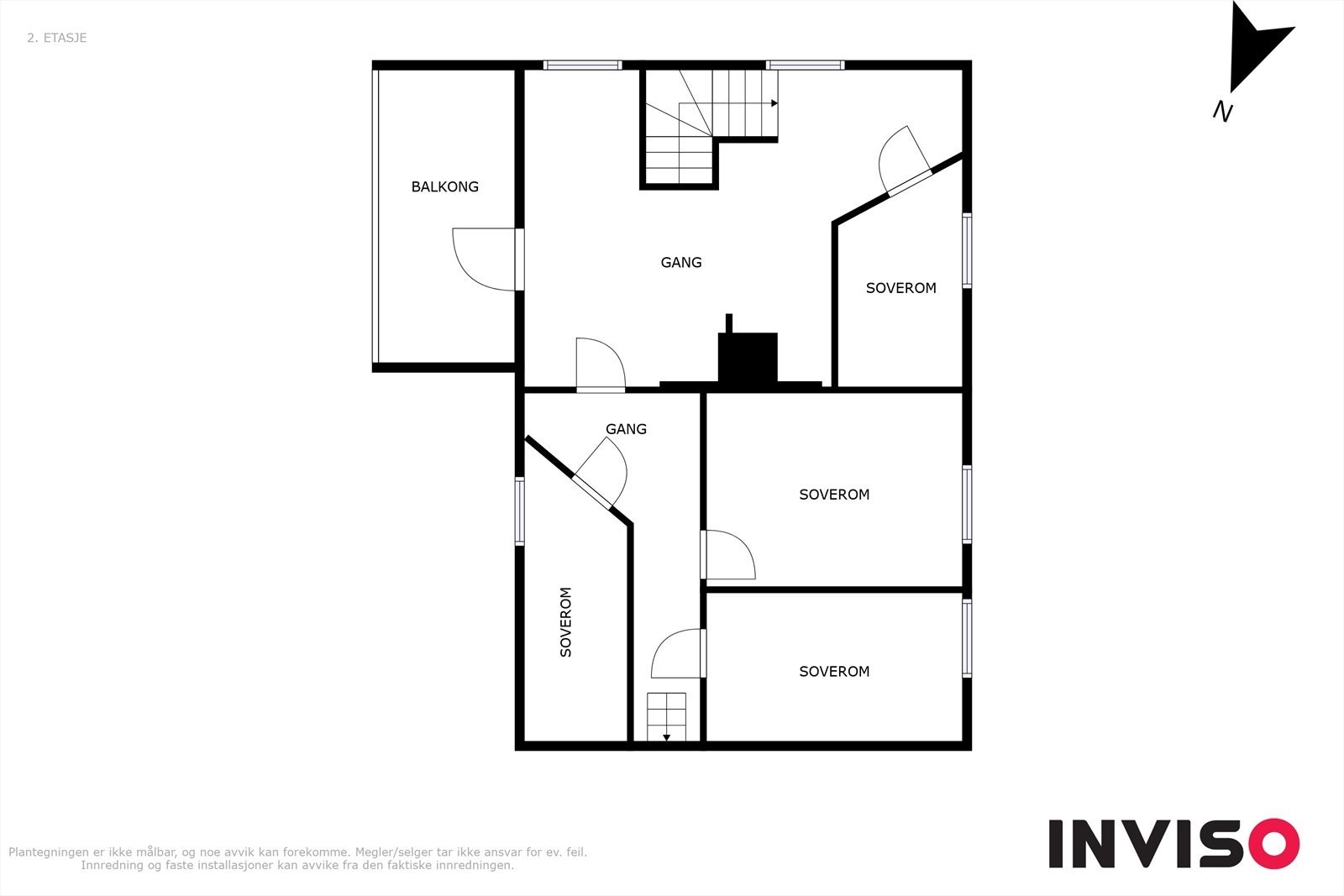 Plantegning 2. etasje Galleribilde