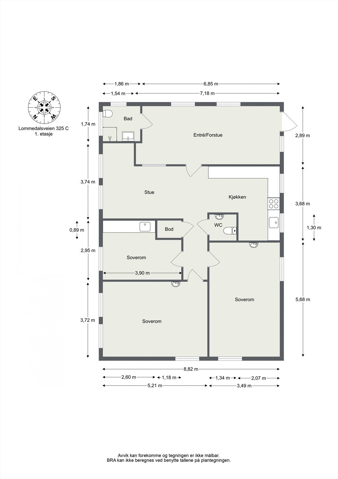 Plantegning Galleribilde