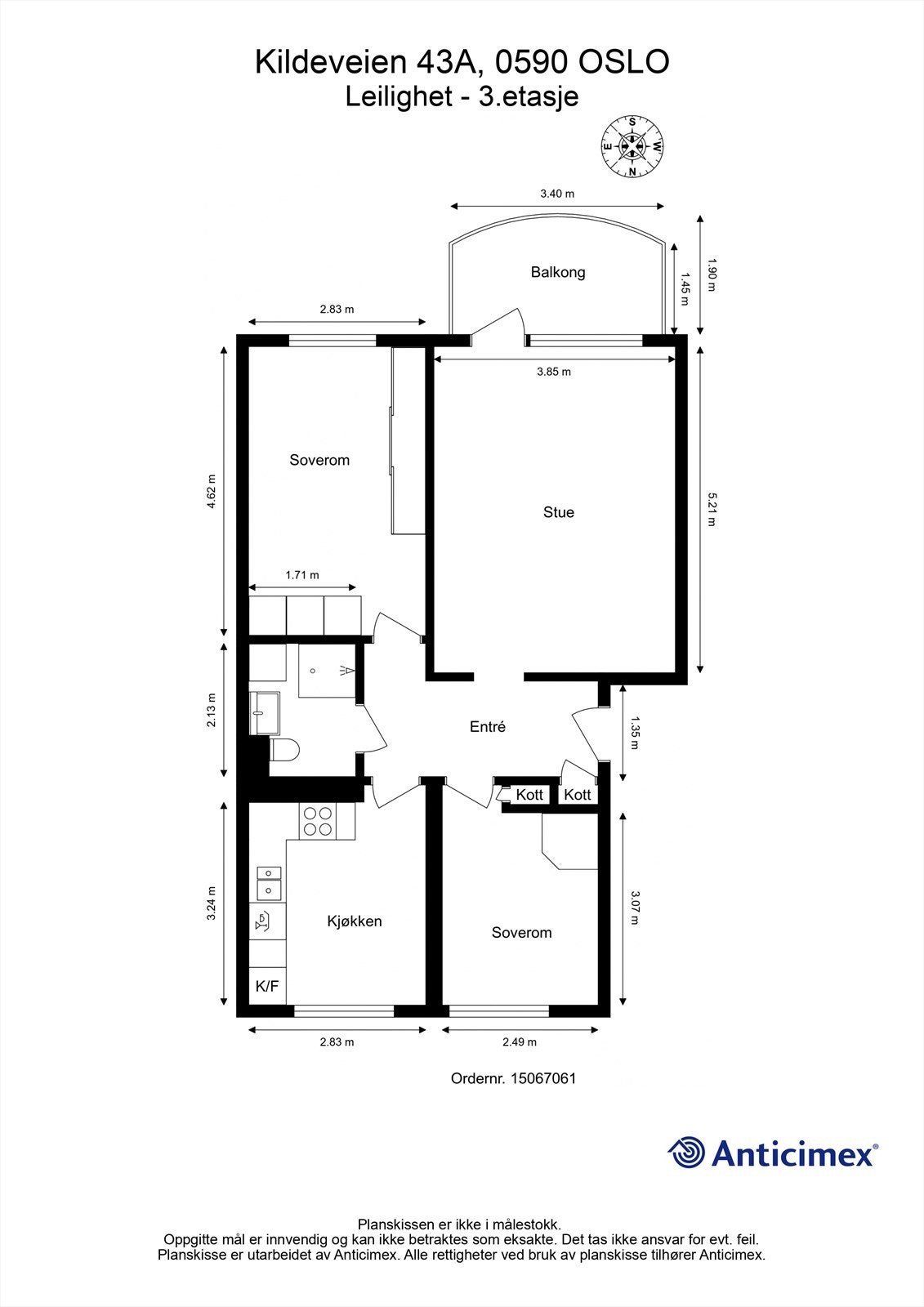 Planskisse Galleribilde