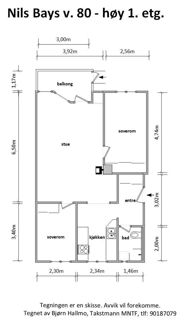 Plantegning Galleribilde