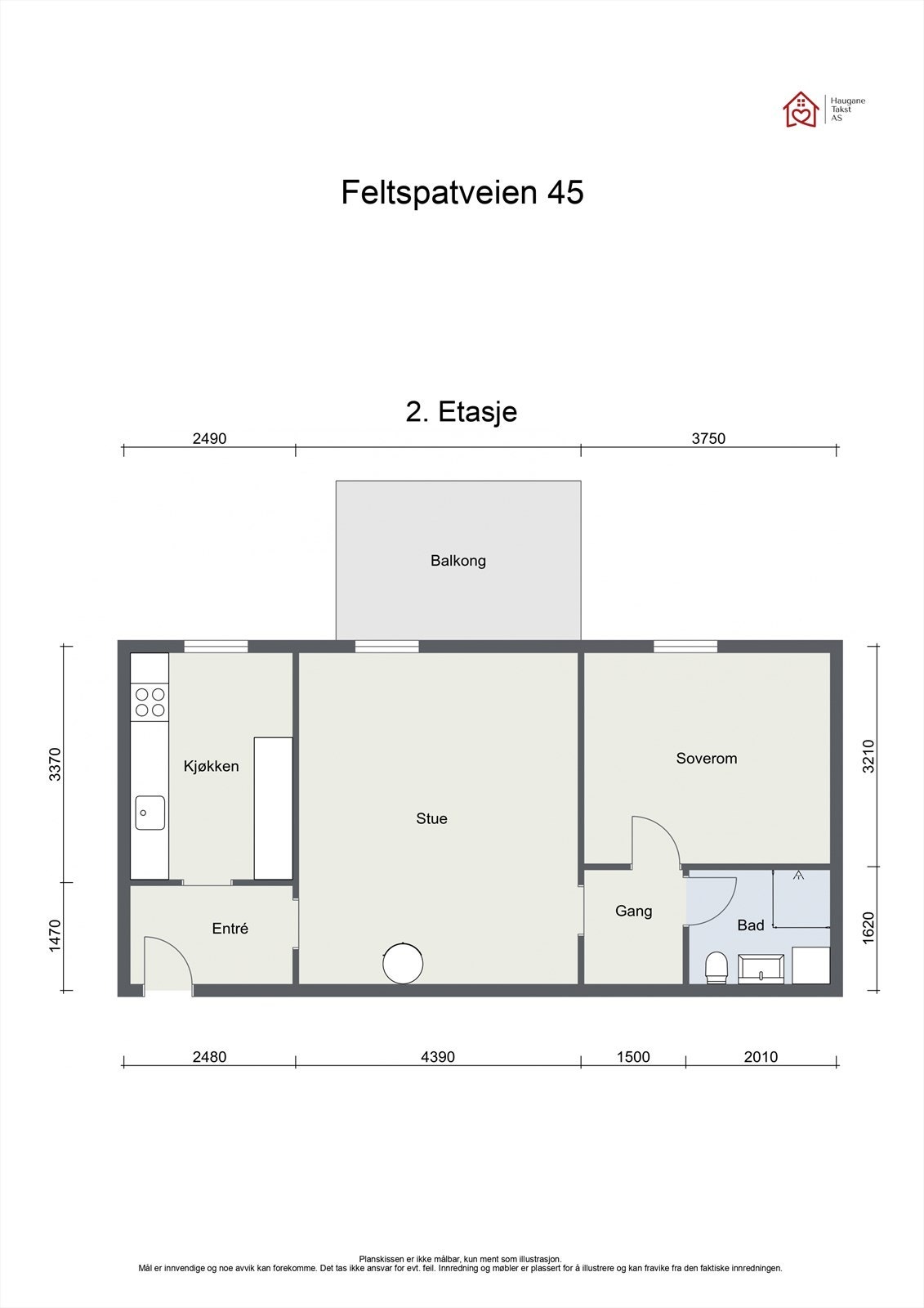 Plantegning Galleribilde