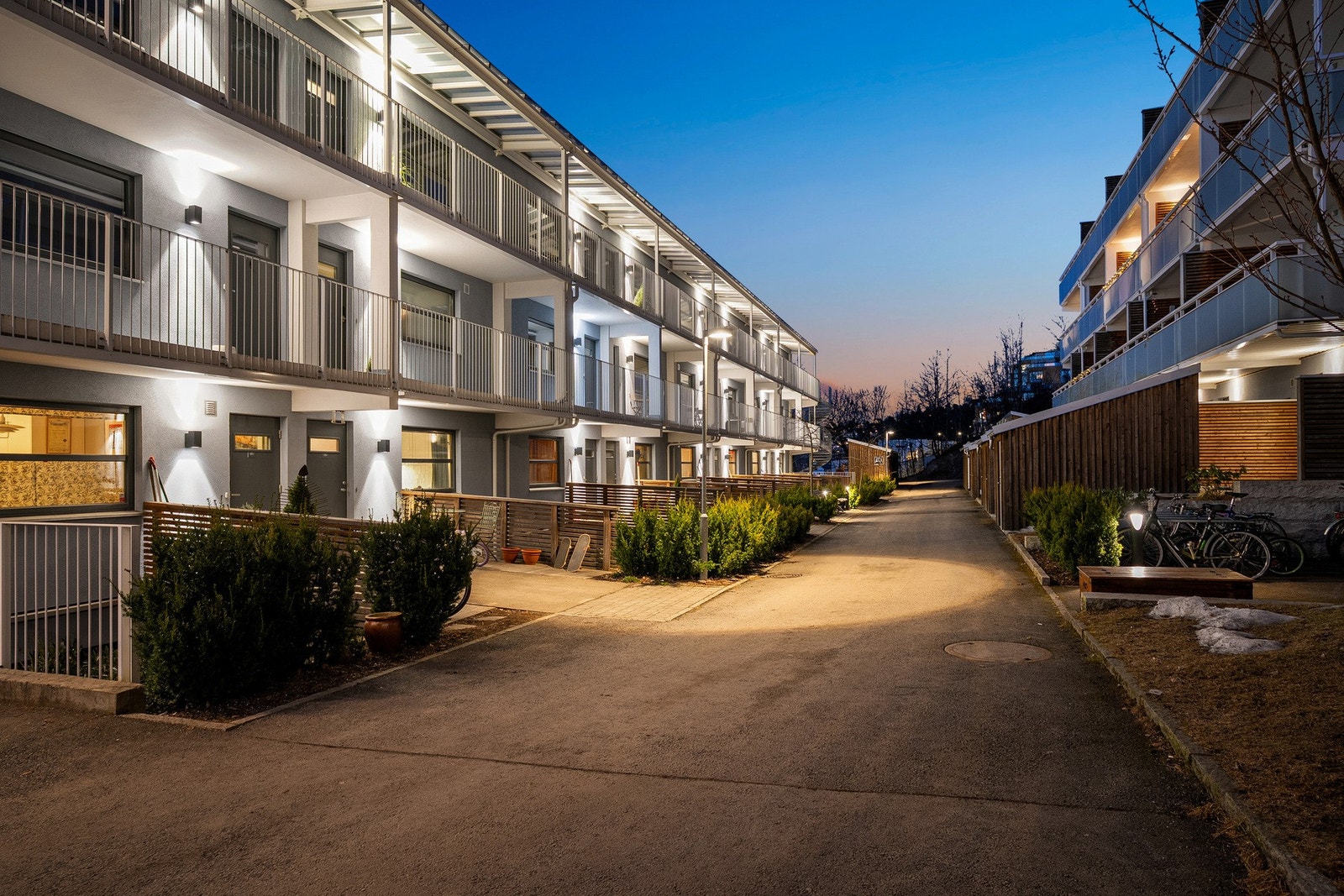 Leiligheten har en attraktiv beliggenhet i vesthellingen av Ekebergskrenten. Galleribilde