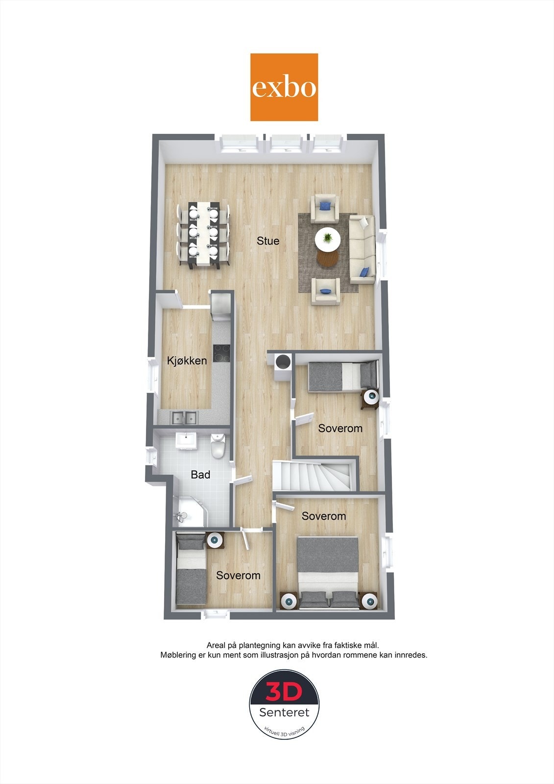 Plantegning 1. etasje. Galleribilde