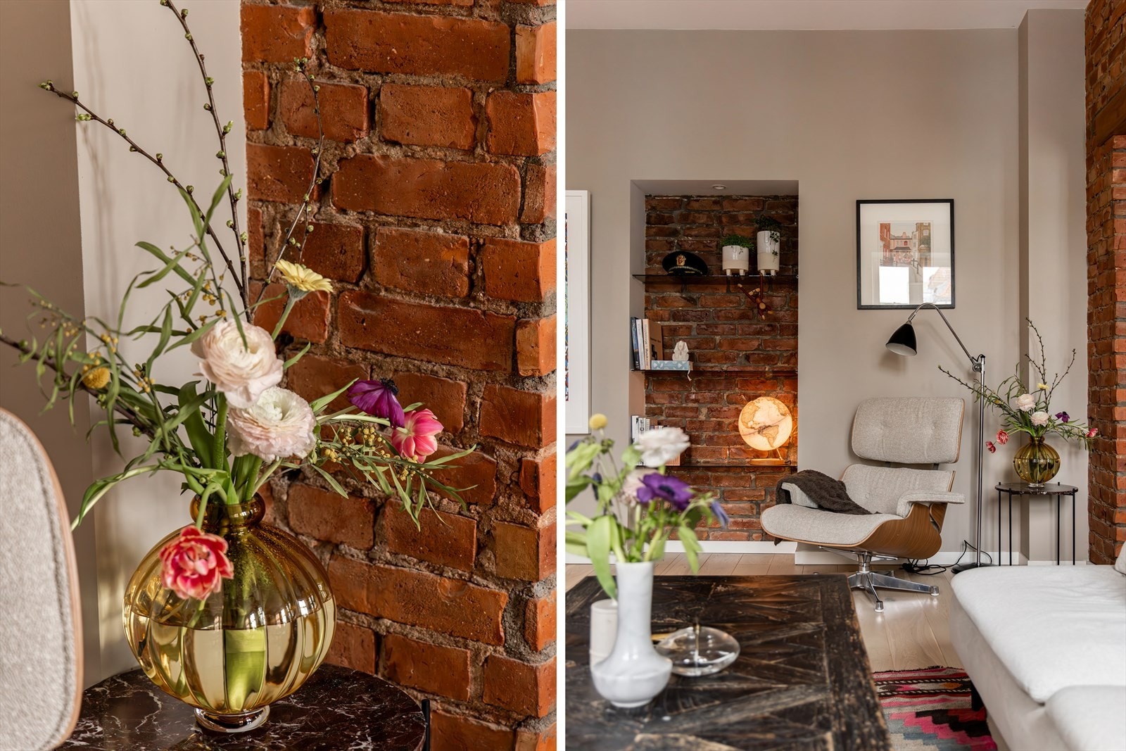 Hyggelig stue med god plass til sofagruppe og TV-møblement. Galleribilde