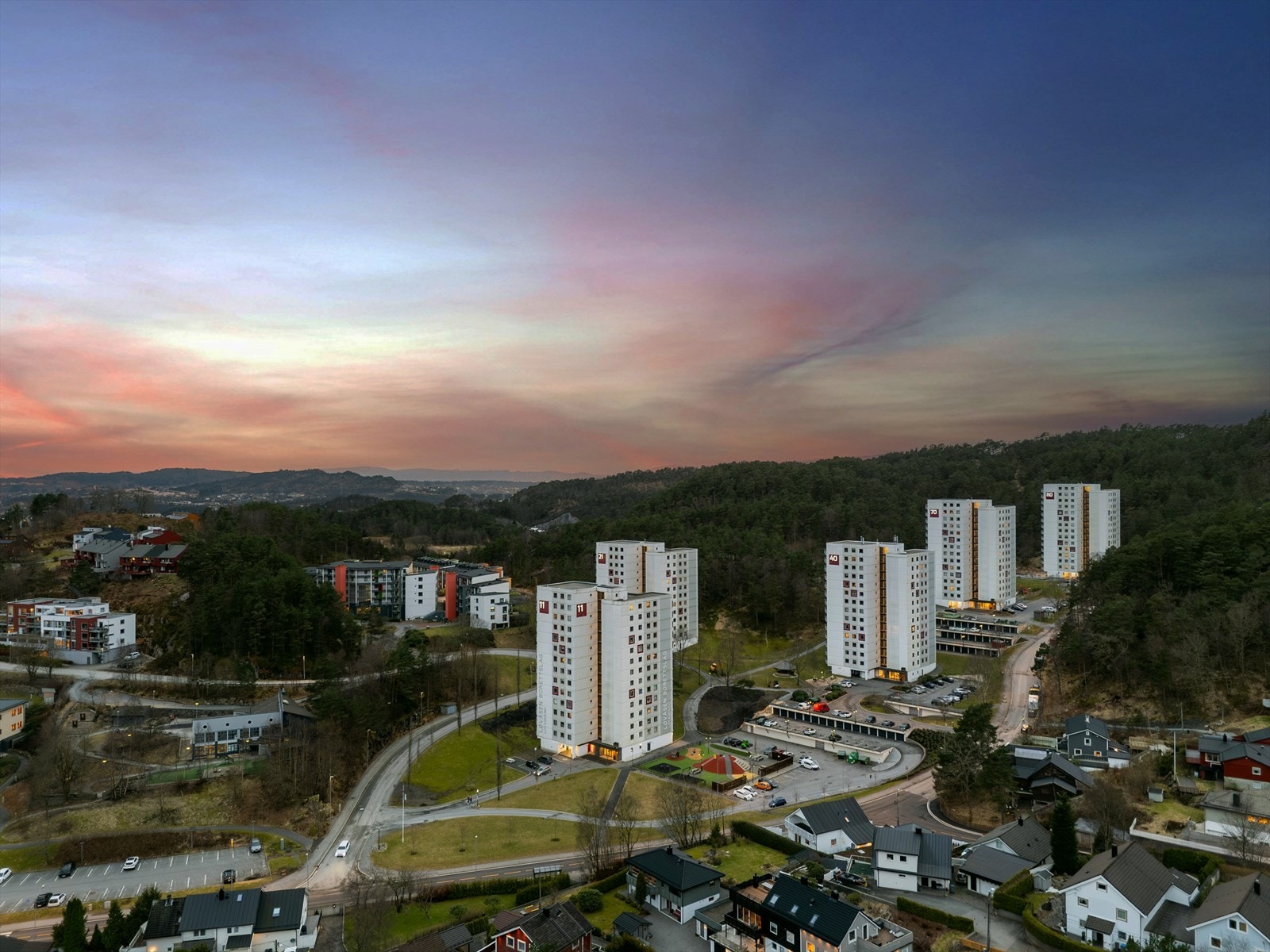 - Det er kun 2 minutters gange til nærmeste busstopp - Galleribilde