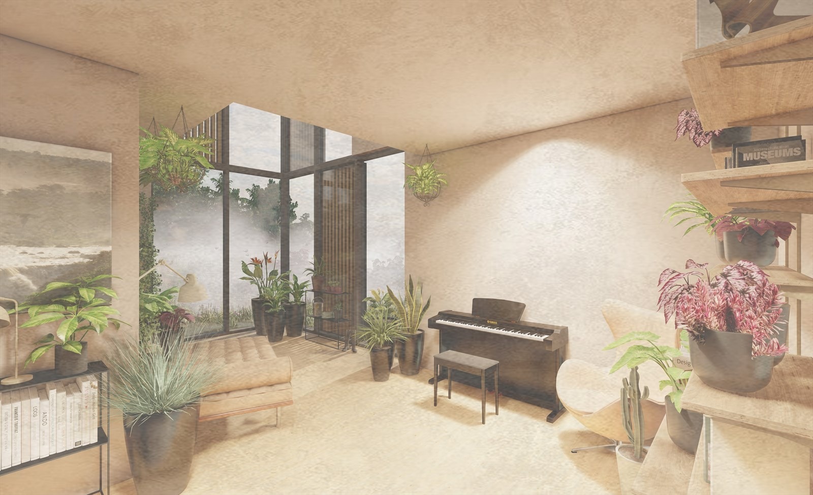 Illustrasjonstegning av tidligere prosjektert bolig, utarbeidet av FxARK AS. Galleribilde