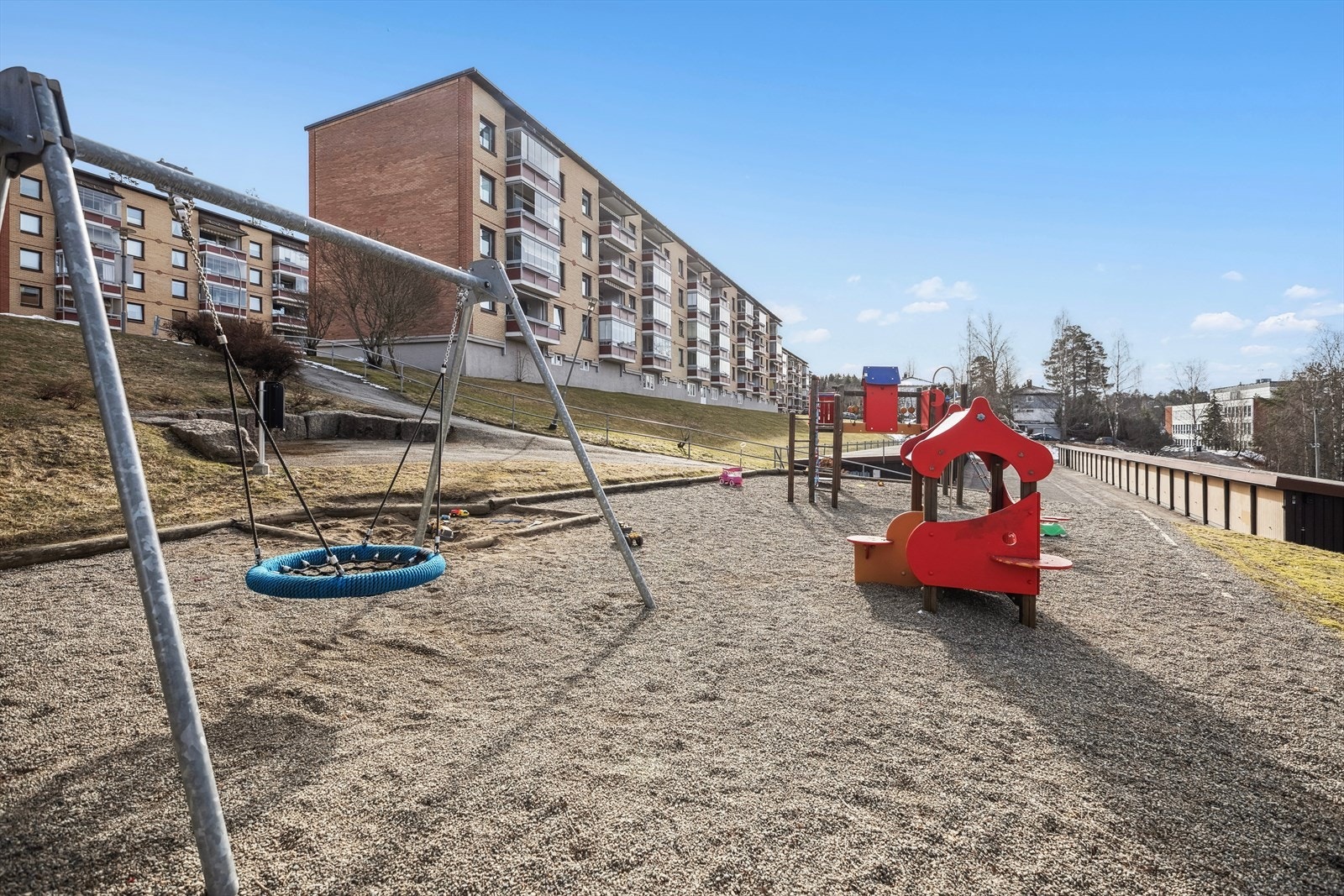 Borettslaget har flere lekeplasser. Galleribilde