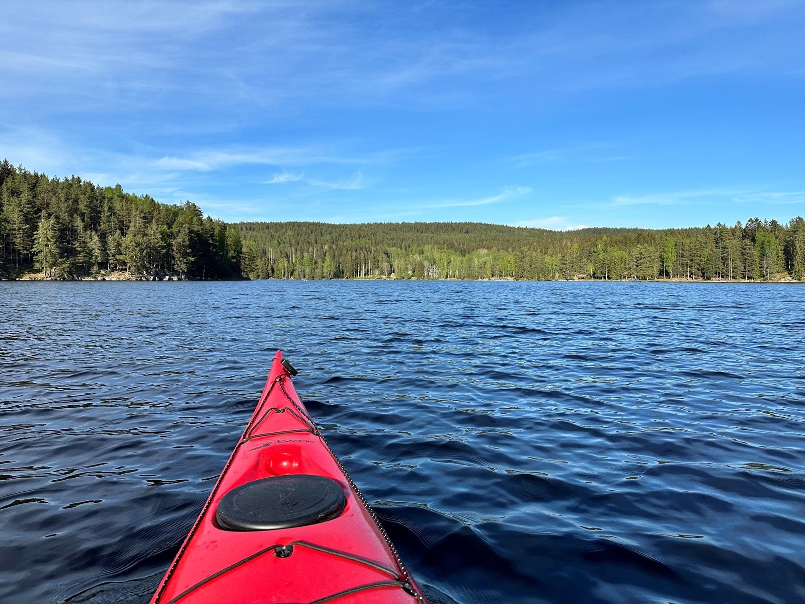 Selgers private bilde av idylliske Østmarka. Galleribilde