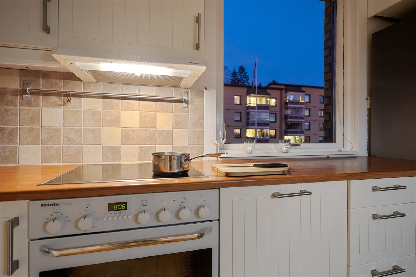 Innredning fra Ikea, montert i 2012. Lekkasjestopper ble montert i 2017. Galleribilde