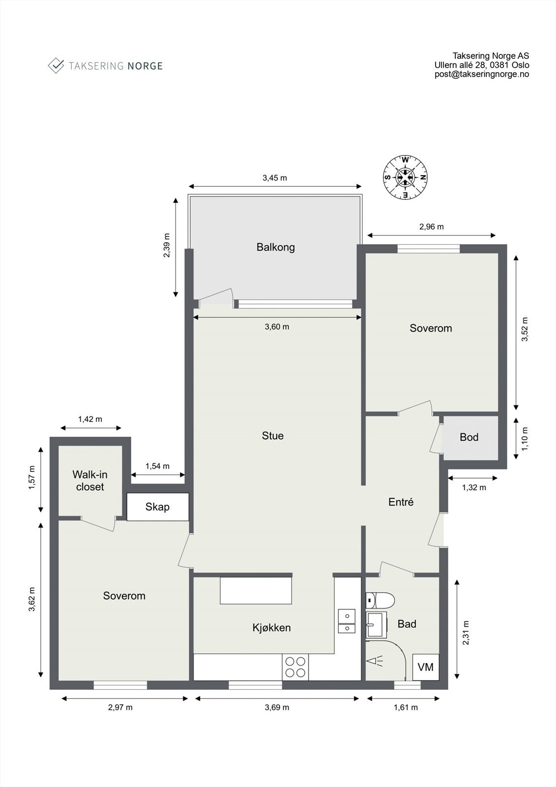 Planskisse. Galleribilde