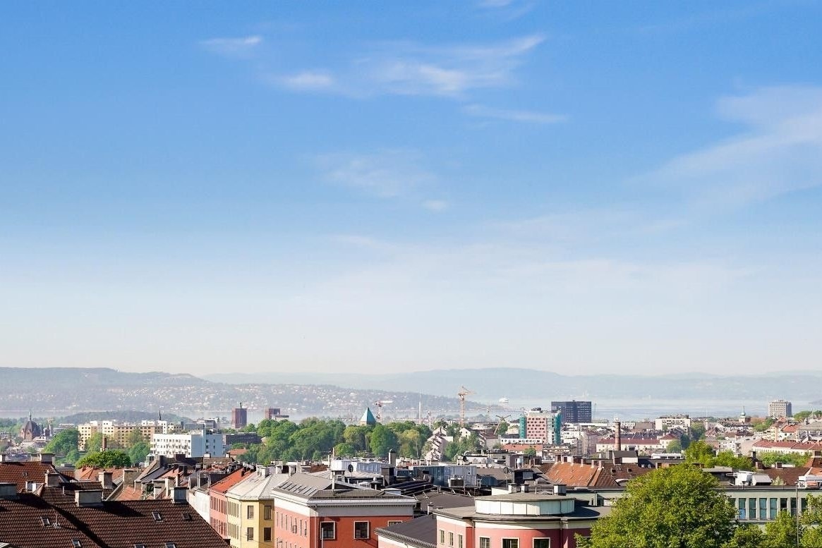 Utsikt fra balkongen. Galleribilde