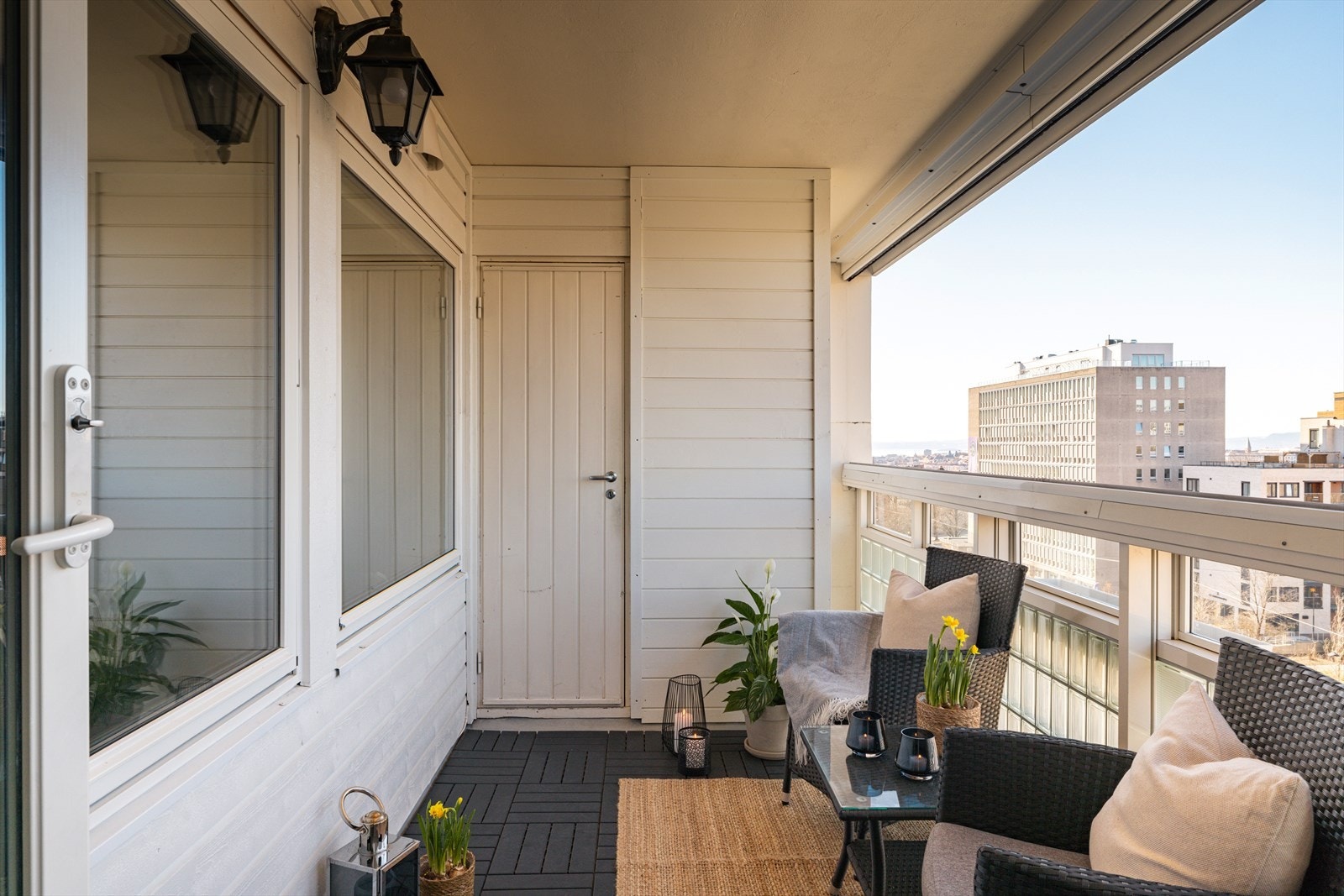 Fra balkongen er det tilgang til en bod på 2 kvm. Galleribilde