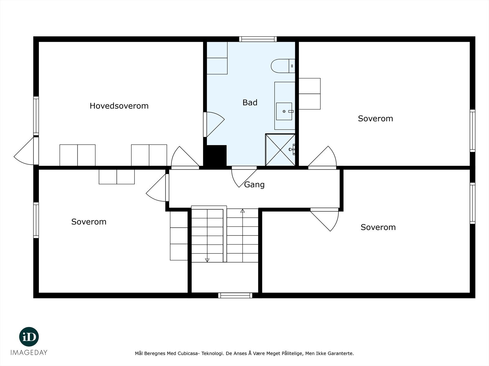 Plantegning 2. etasje Galleribilde