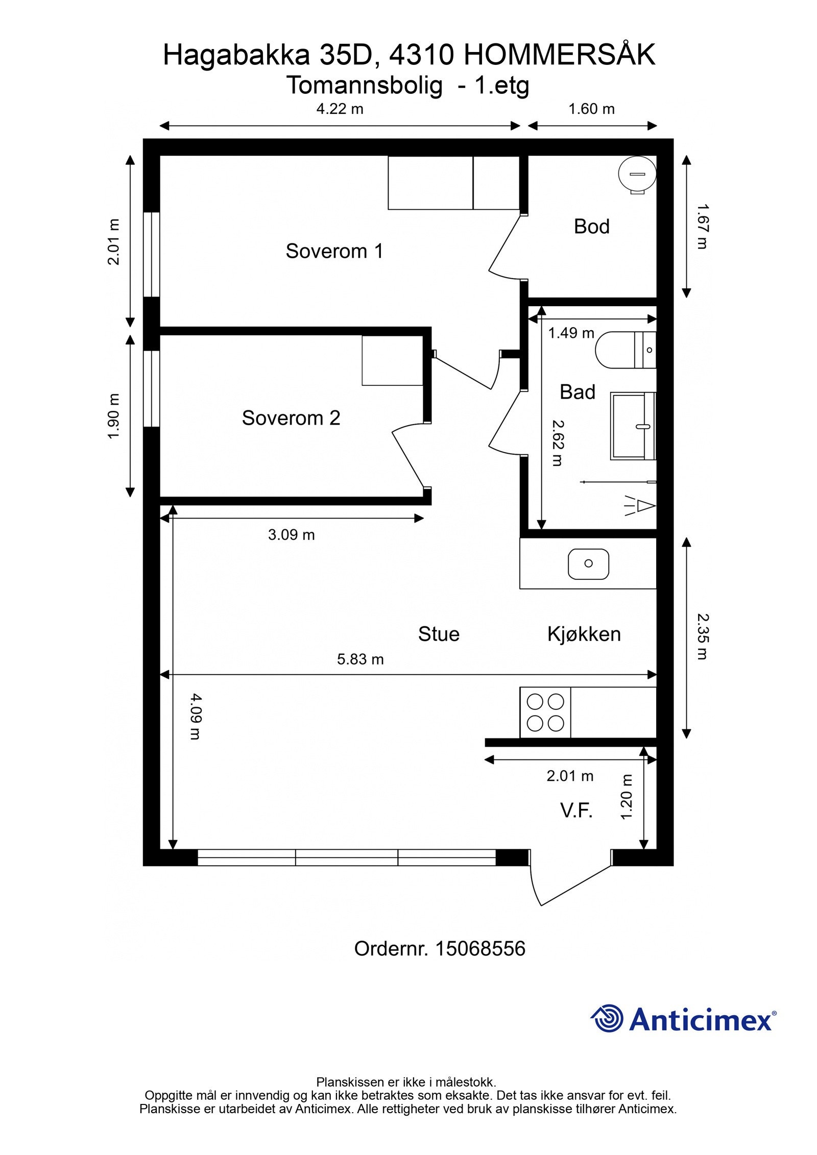 Plantegning Galleribilde