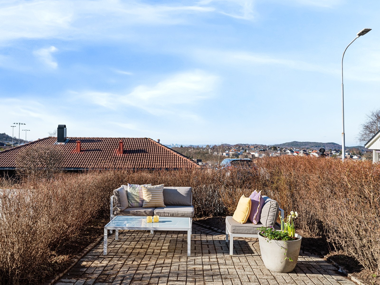 Flott uteplass Galleribilde