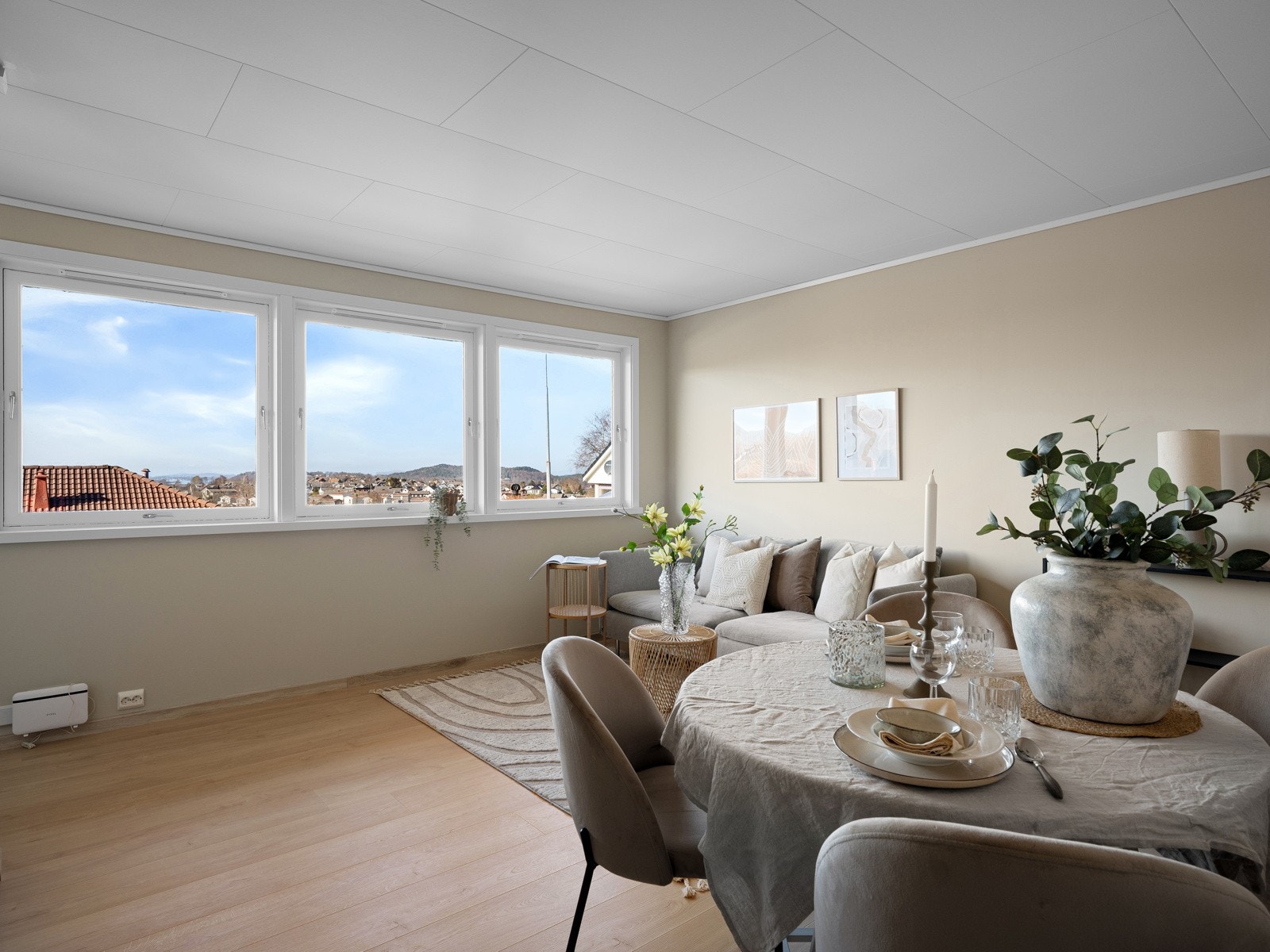 Lys og flott stue Galleribilde