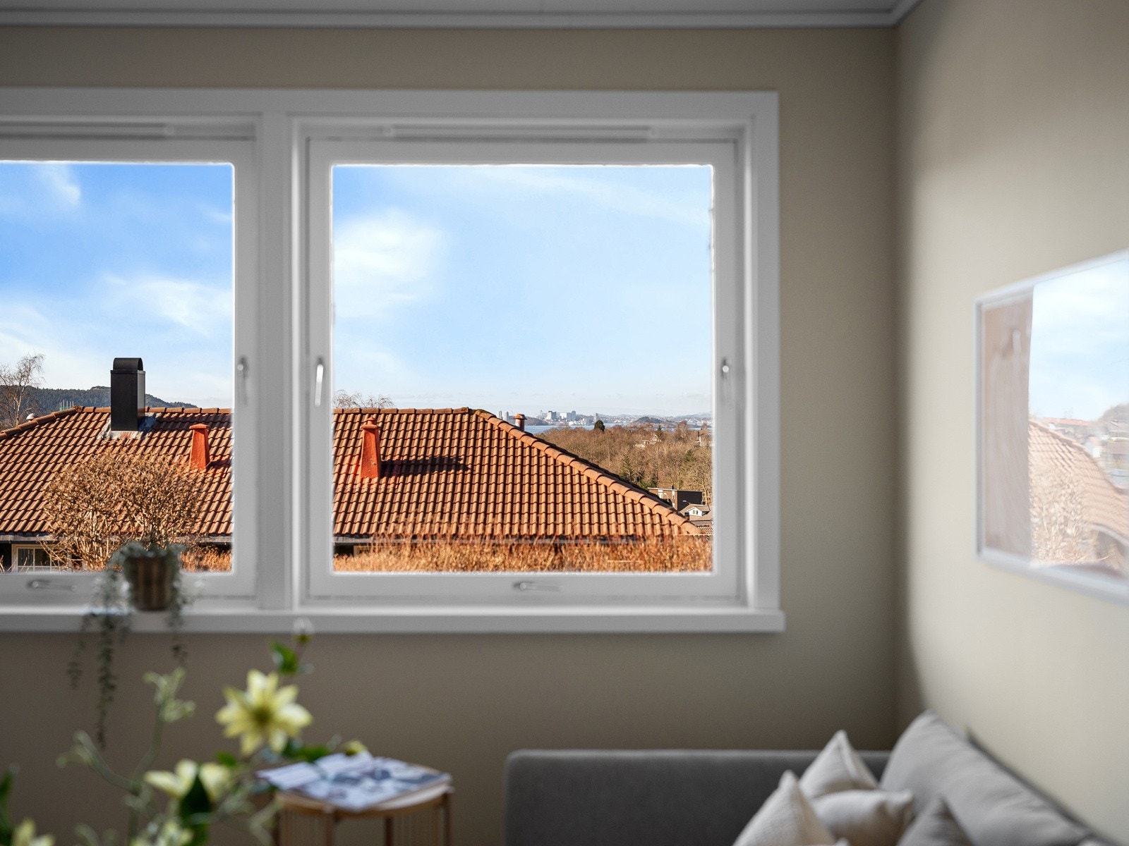 Flott utsikt Galleribilde