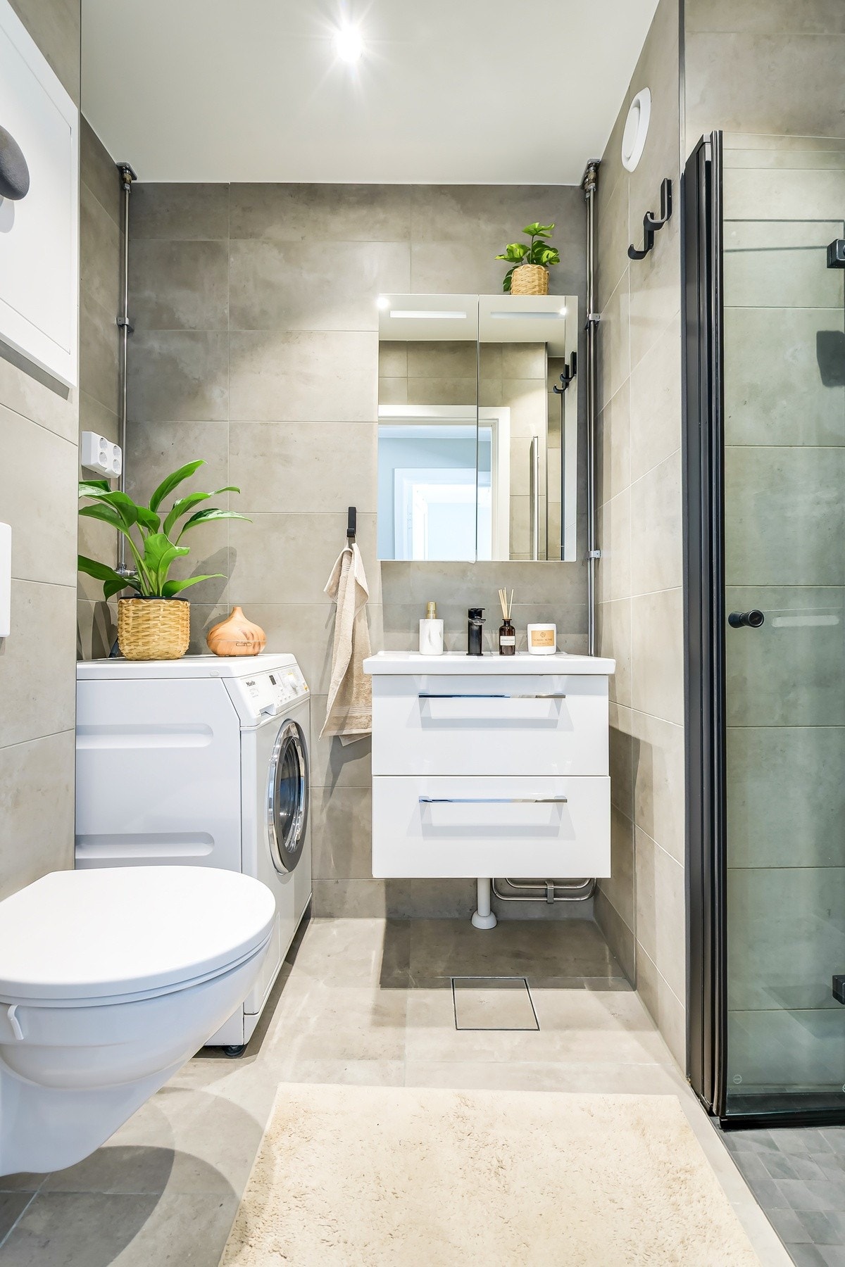 Badet ble pusset opp i 2022 i regi av borettslaget. Galleribilde