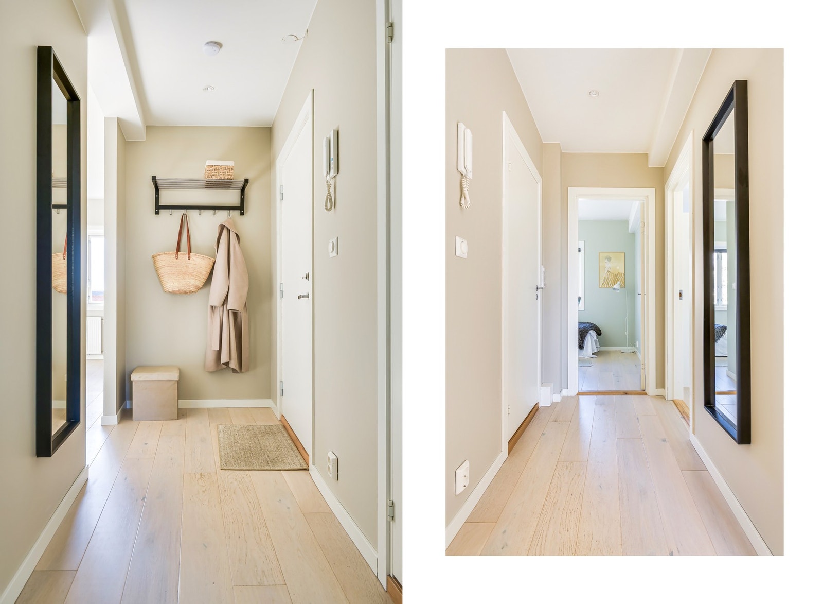 Innbydende entré som gir et godt førsteinntrykk av boligen. Galleribilde